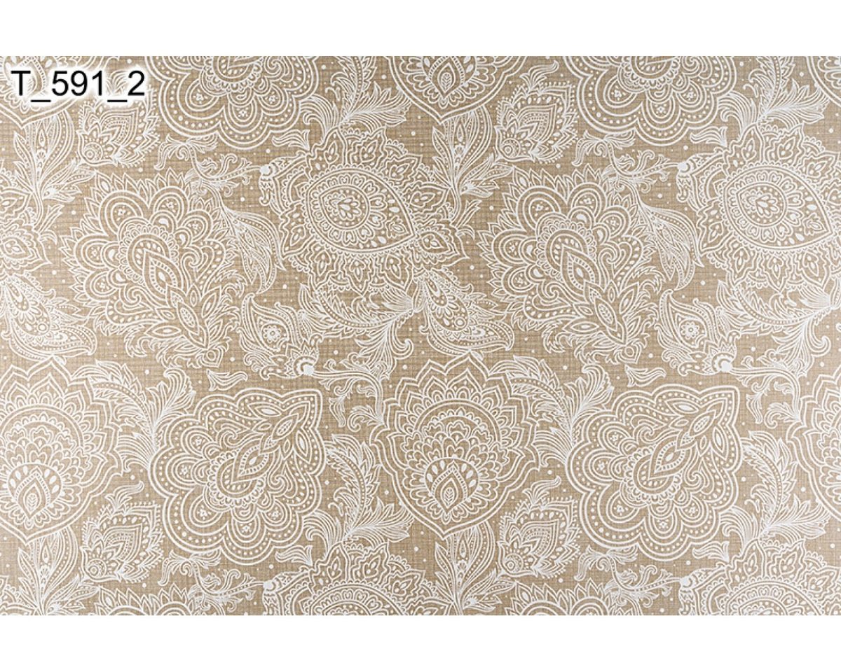 Клеёнка ПВХ покрытие Дуэт Т-591/2 1,25х25м бежевый