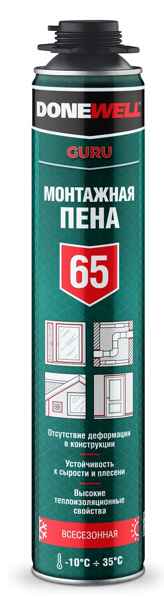 DONEWELL 65 пена монт. проф. Лето 1000мл