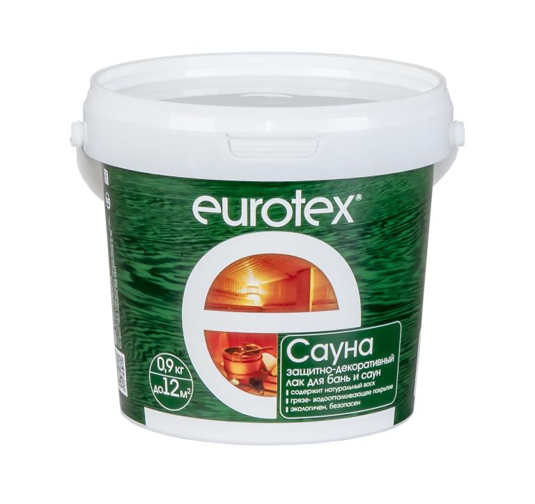 Евротекс-Сауна лак защитный для дерева 2,5 кг./4/24/168