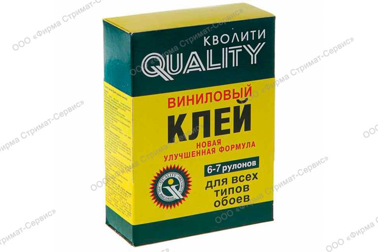 КВОЛИТИ клей обойный спец.винил. 200 г. в коробке /36 /1620 НОВИНКА