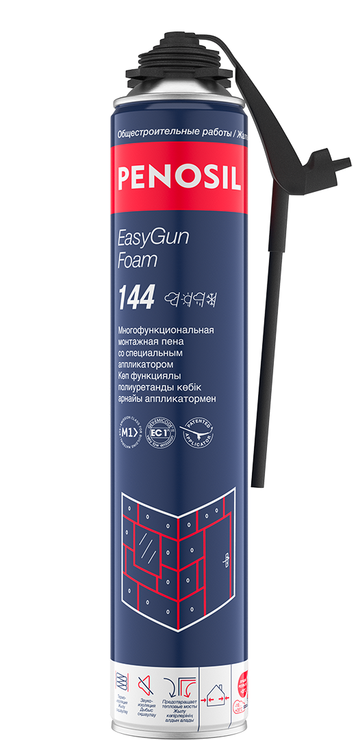 PENOSIL NEW GUN пена монтажная проф c адаптером всесезонная 750 ml./12