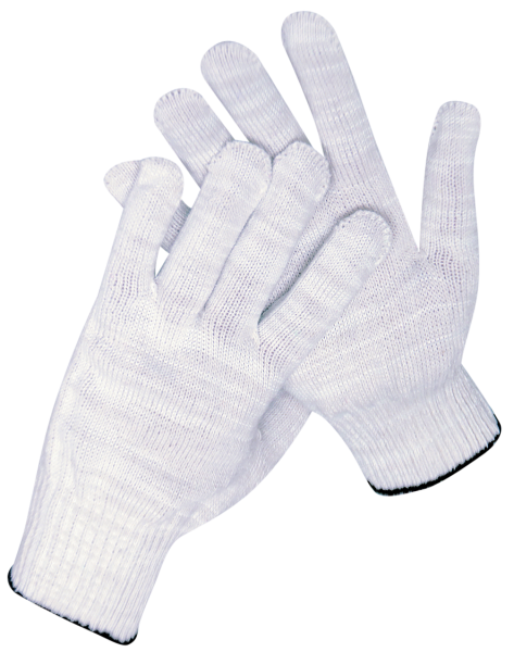Перчатки ХБ с ПВХ 5-нитка (большие)