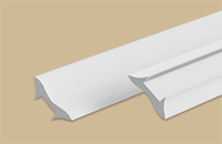 Галтель угол внутренний 22*22мм 2,7м 001 Белый ИДЕАЛ