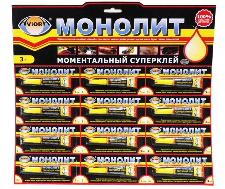 Монолит Супер-клей 3гр
