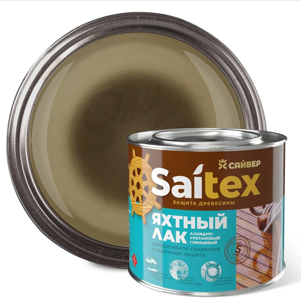 Сайтекс лак яхтный глянцевый  0,9 л.