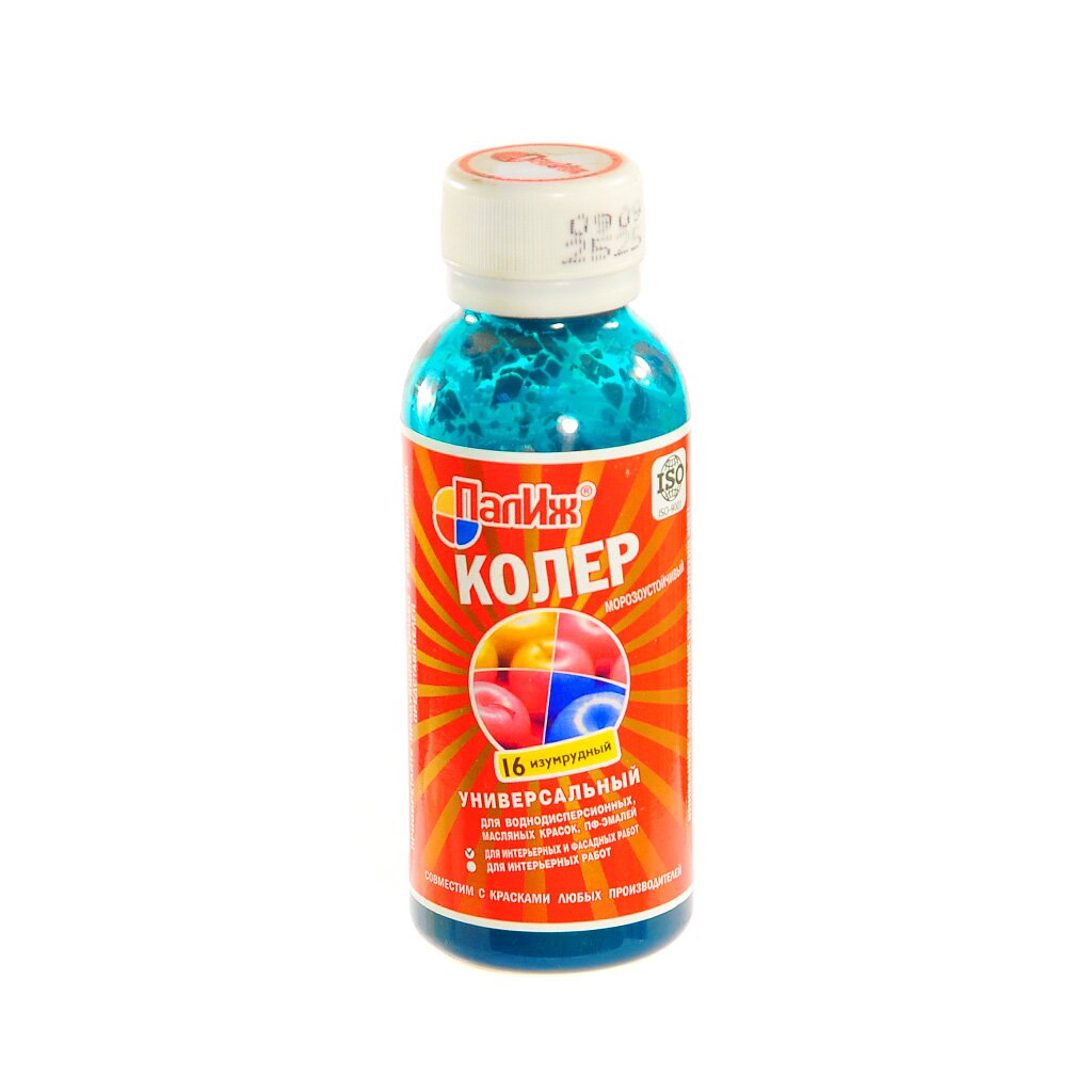 ПалИж паста колер. унив. №16 изумрудный 100мл