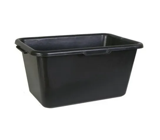 Таз строительный прямоугольный 90л черный
