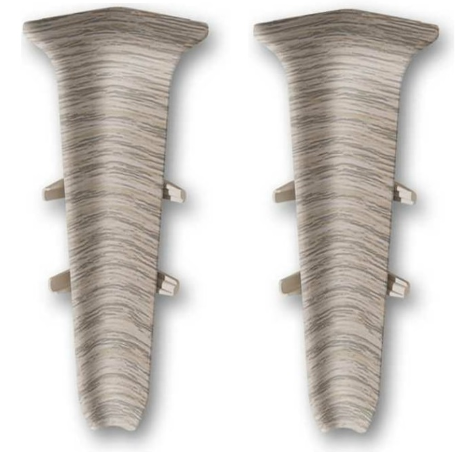 Деконика 85мм Внутр.угол Дуб снежный 215