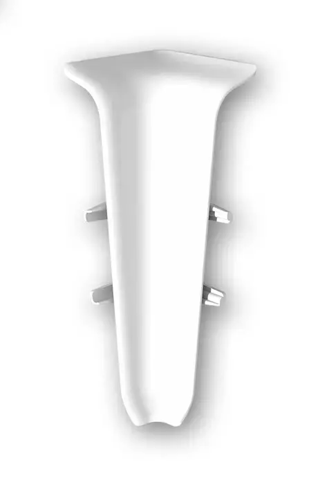 Деконика 85мм Наружный угол Дуб снежный 215