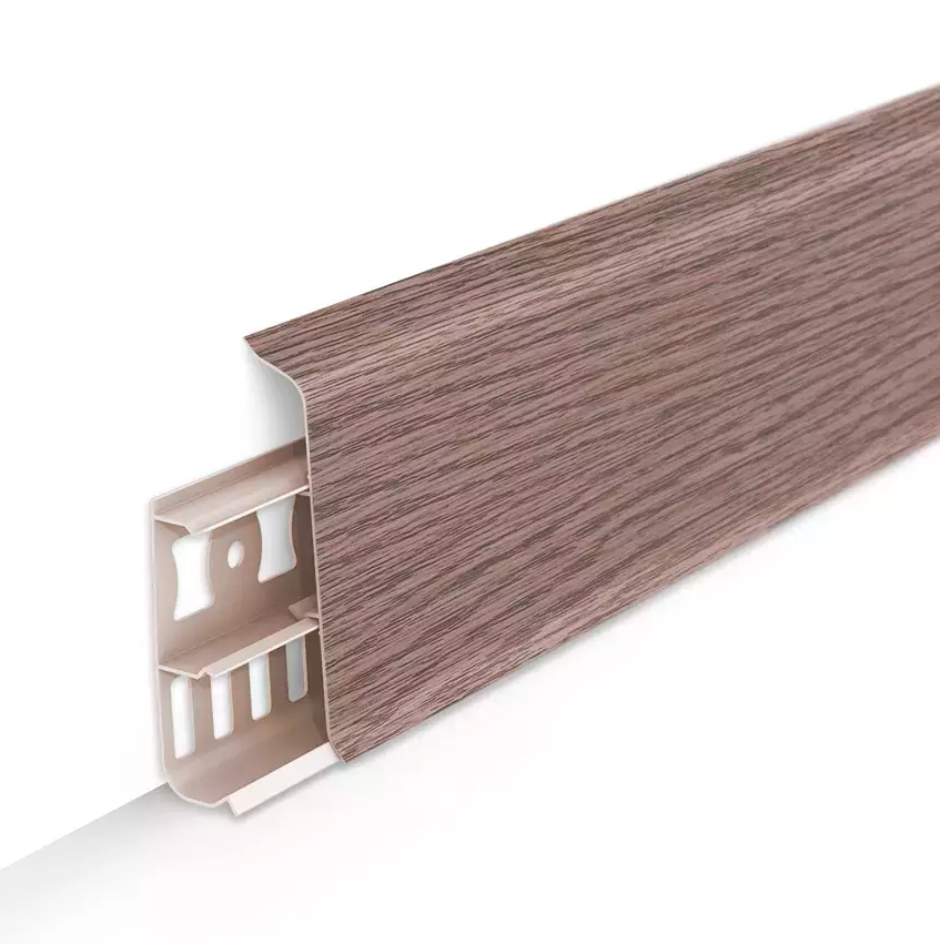 Деконика 85мм Плинтус Дуб снежный 2,2м 215