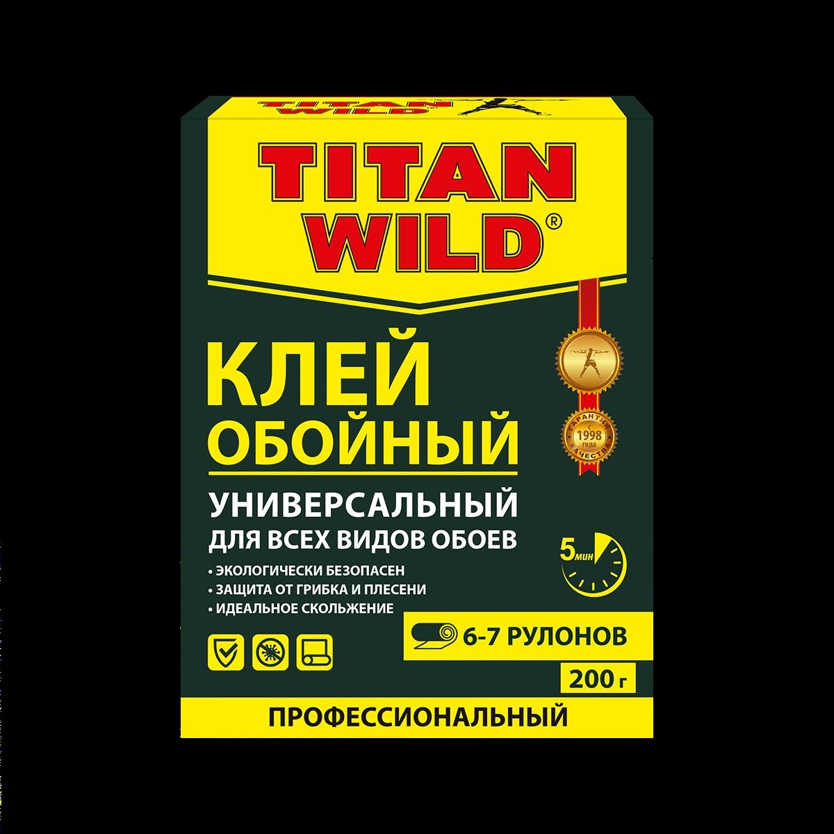 Клей обойный универсал пакетик Титан wild (200гр)