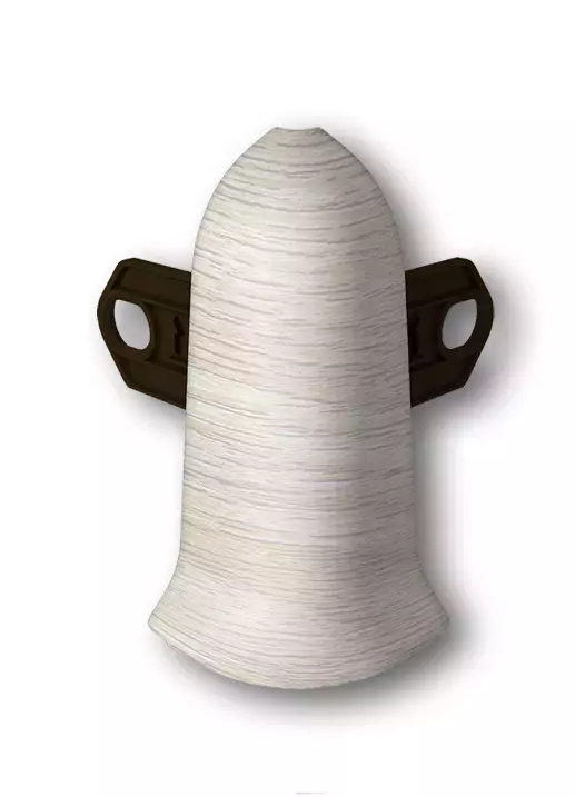 Угол наружный Ясень белый  Идеал 252 К55-Н