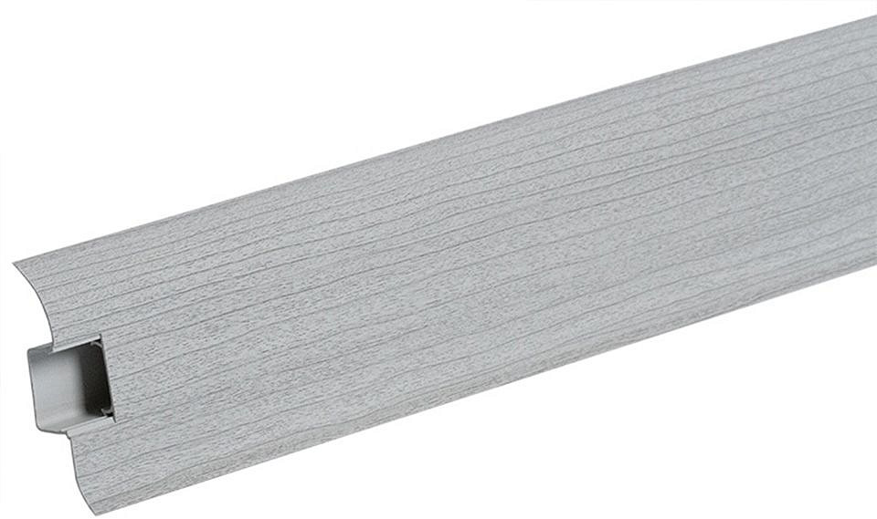 Комфорт Плинтус Ясень серый 253  2,2м/40 ИДЕАЛ