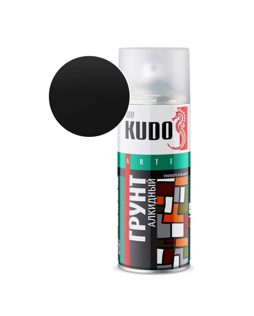 KUDO-2003 Грунт унив. алкид.черный 520 мл