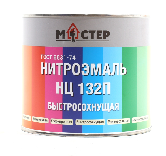 Мастер Нитроэмаль НЦ 132П зеленая 0,7кг