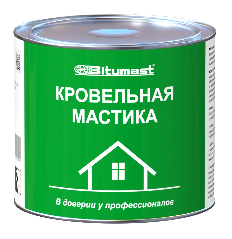 Мастика кровельная BITUMAST 2л