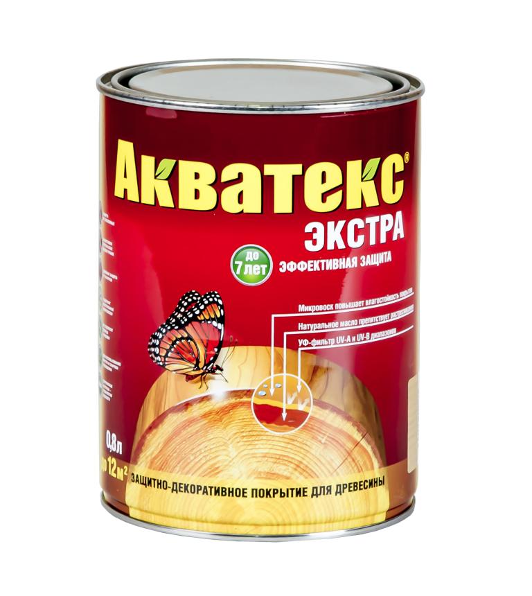 Акватекс средство для защиты древесины Тик 0,8л