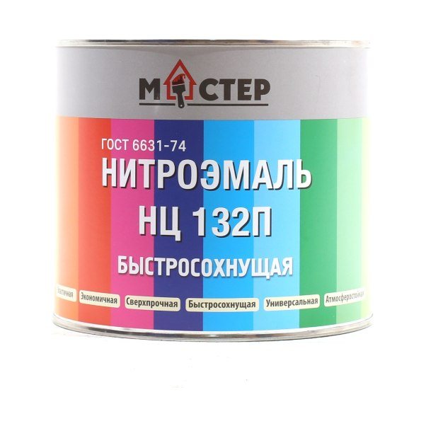 Нитроэмаль Мастер НЦ132П зелёная 0,7кг