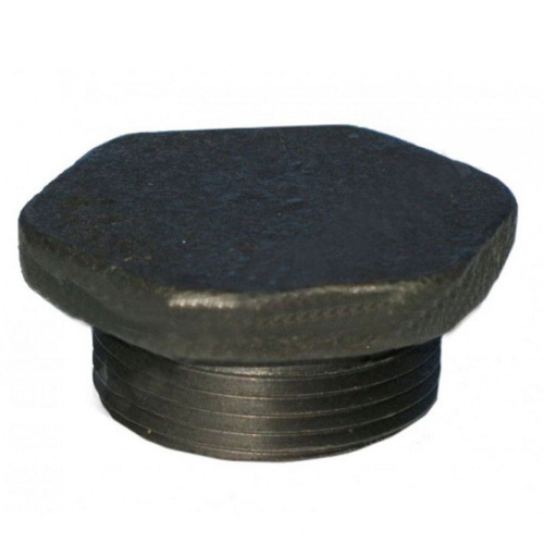 Пробка для чугунных радиаторов прав 1/2" черн 15