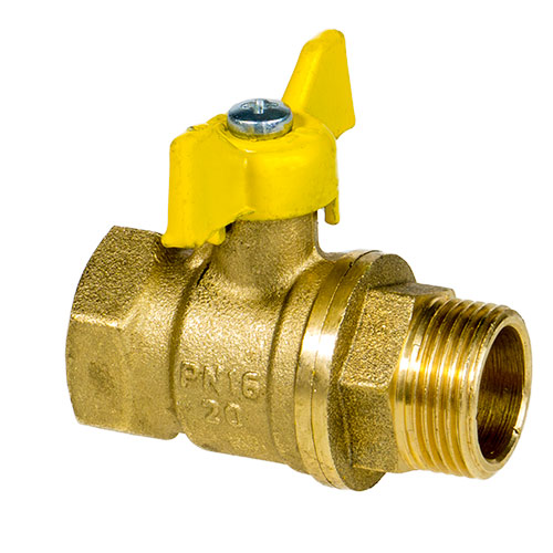 Кран шар ГАЗ 3/4 ГШ Бабочка VIEIR