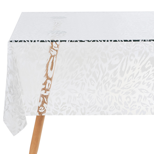 Клеенка без основы ажурная "Элегия" 1,35 (бел)