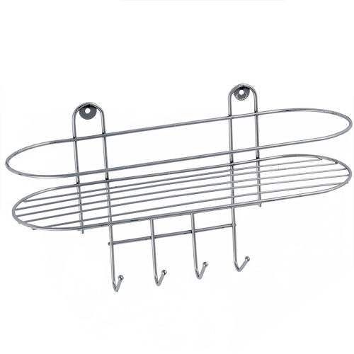Полка для ванной комнаты хром