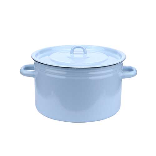 Кастрюля 8,5л эмалир. с крышкой 21-1620/4