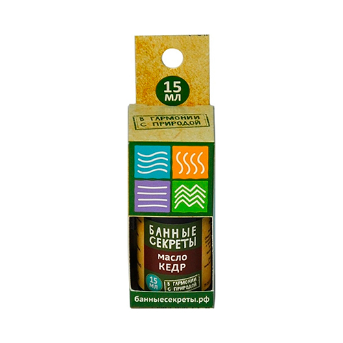 Масло эфирное Банные секреты Кедр