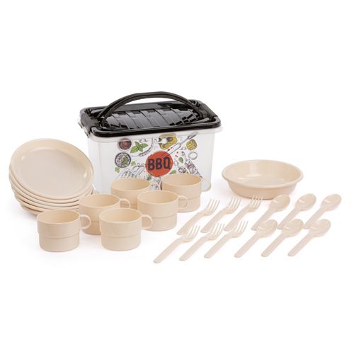 Набор д/пикника на 3 персоны (14пред) фисташка