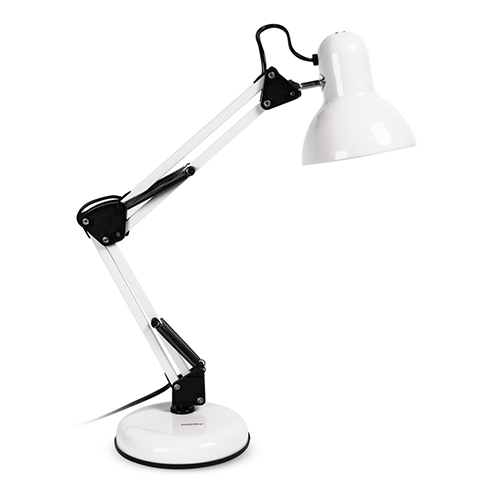 Светильник настольный  Е27 черный/белый Smartbuy (SBL-DL-E27-b)