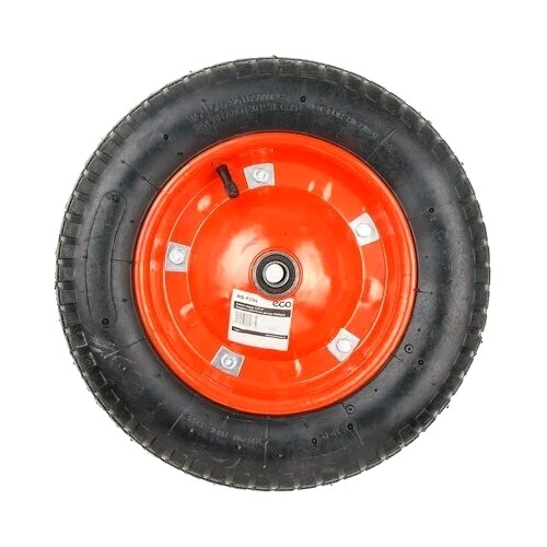 Колесо д/тачки 3.00-8 ось д-13мм полиуретан