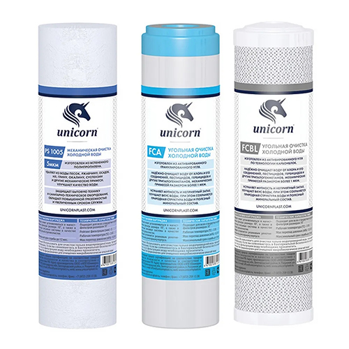 Комплект картриджей для очистки воды АКВАБРАЙТ (К-5) с мембраной