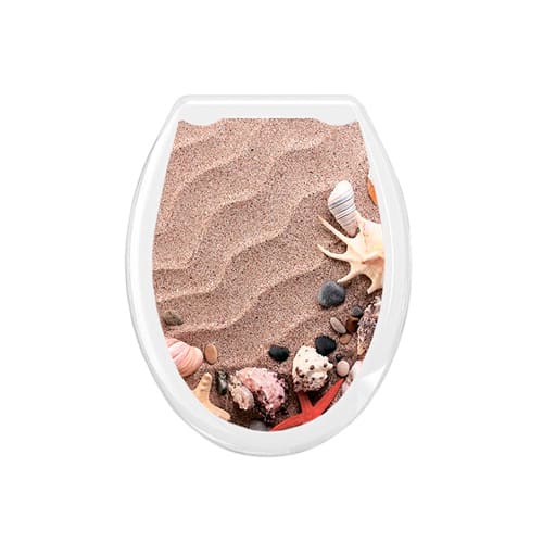 Сиденье для унитаза Универсал Декор Песок