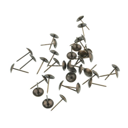 Гвозди мебельные бронза 100шт