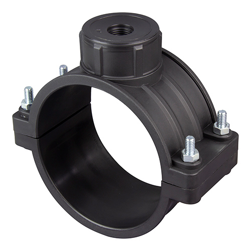 Седелка для пэ труб 125-3/4 крепление болт