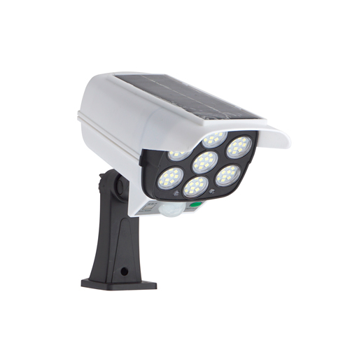 Светильник светодиодный уличный на солнечной батарее с датчиком движения 2188т (муляж камеры)