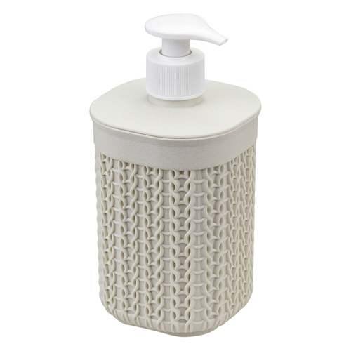 Диспенсер для мыла "Tule" 350мл (бежевый)