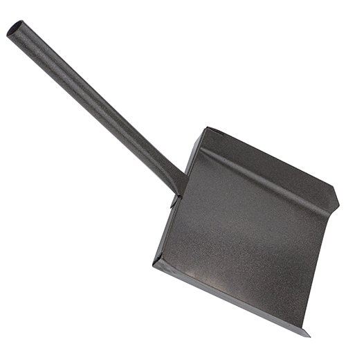 Совок металл. хоз. с деревянной ручкой (порошковое покрытие)