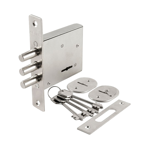 Замок врезной ЗВ 5-1.25.00.23.08 Булат нерж.сталь 25мм