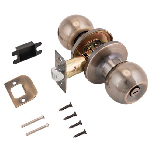 Ручка защелка СТАНДАРТ 607 ET АС, медь, кл/фикс