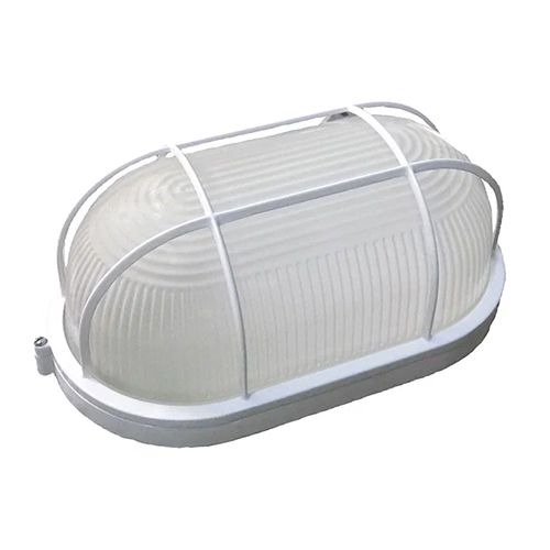 Светильник банный 60В Е27 овал с решеткой