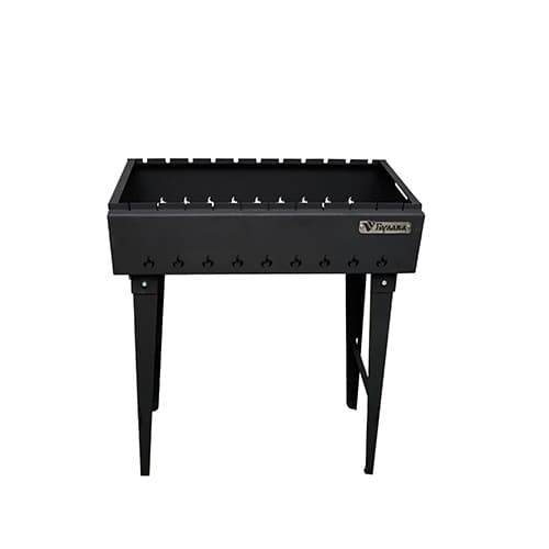 Мангал Дипломат на ножках, + 6 шампуров 450*10*0,8 (в коробке)