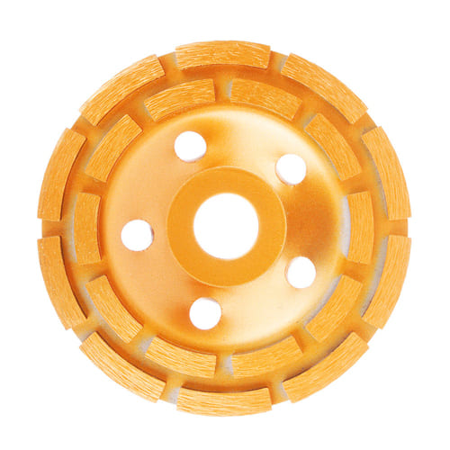 Чашка алмазная зачистная двухрядная 125мм 1/5