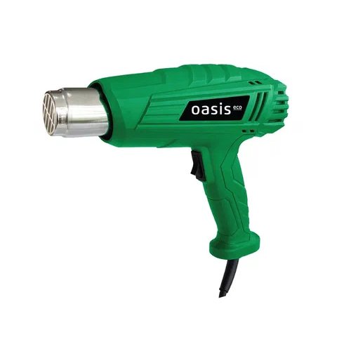 Фен строительный сетевой OASIS TG-20 Eco (2 насадки)