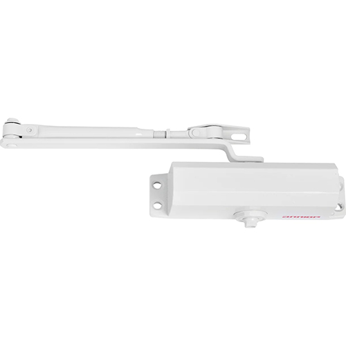 Доводчик дверной  168/3-5 A-W морозостойкий до 120кг белый
