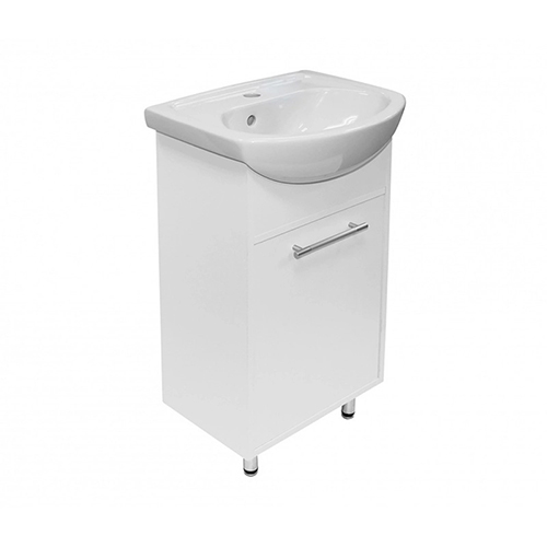 Тумба+Раковина Алан-55 под раковину Уют-55,белый