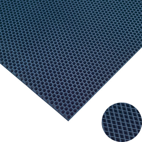 Коврик 69х38 на присосках "Массажный" синий