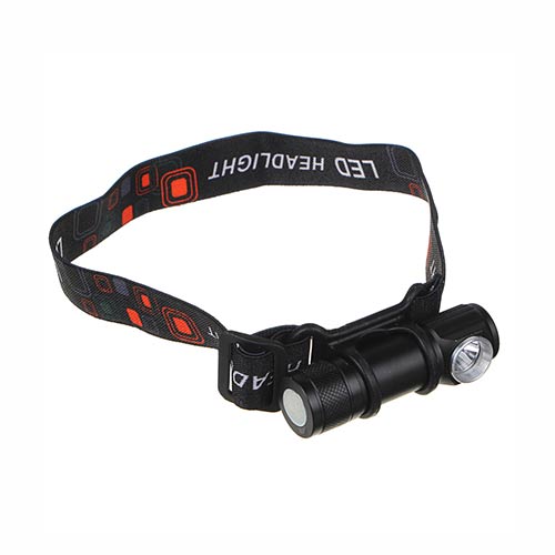 Фонарь налобный сенсорный 6 режим. 3хААА Ермак