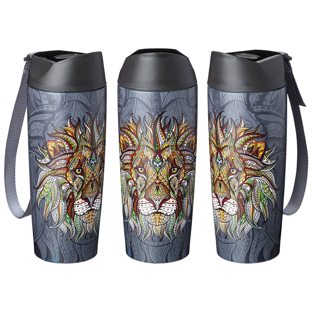 Термокружка - непроливайка Magnifico 480мл, Голубой