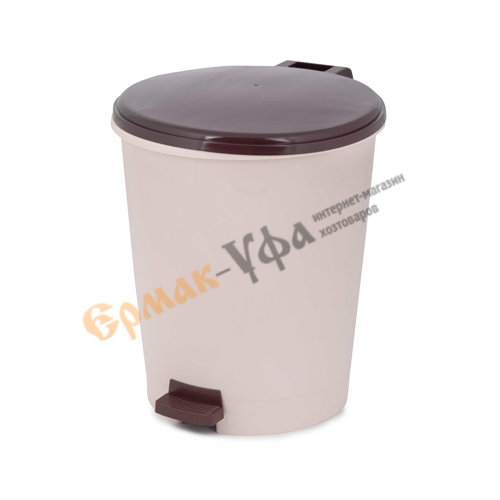 Ведро для мусора с педалью 0030 D Delphinium 12л черный